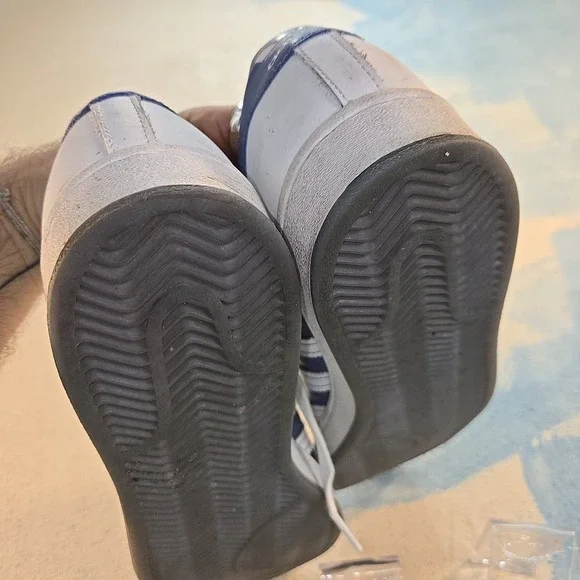 Adidas Superstar Ltd Ed Split Cloud Wht Crew Blue FX5532 Men 13 Shell Toes Shoes